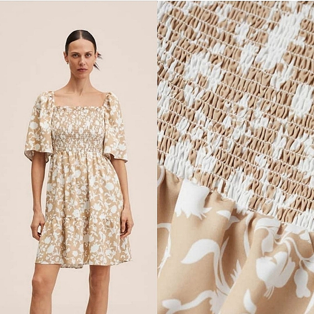 MANGO Floral dress